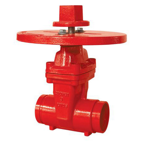 300PSI NRS Resilient Wedge Gate Valve With Round Plate