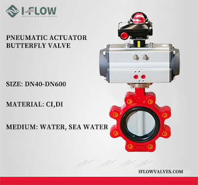 Introducing Qingdao I-Flow's Pneumatic Actuator Butterfly Valve